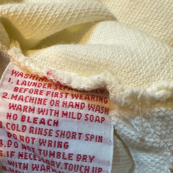 VTG 70s-80s Lacoste Grand Patron Men's White Polo Shirt with Blue and Green Trim - Picture 5 of 9